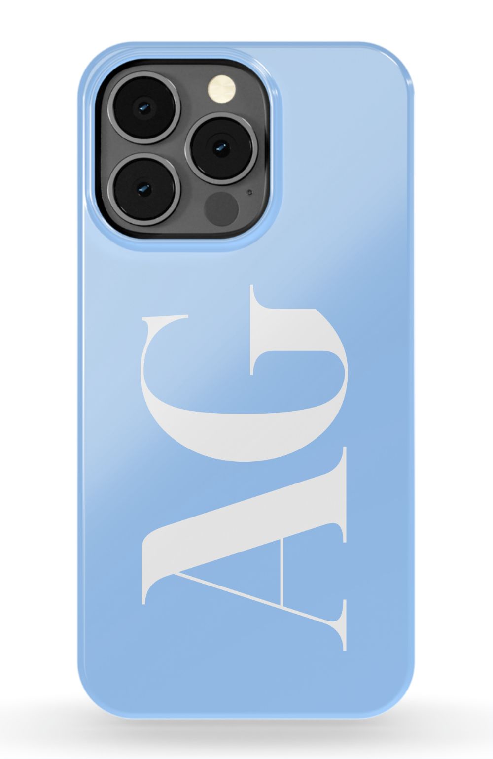 BABY BLUE Monogram Phone Case