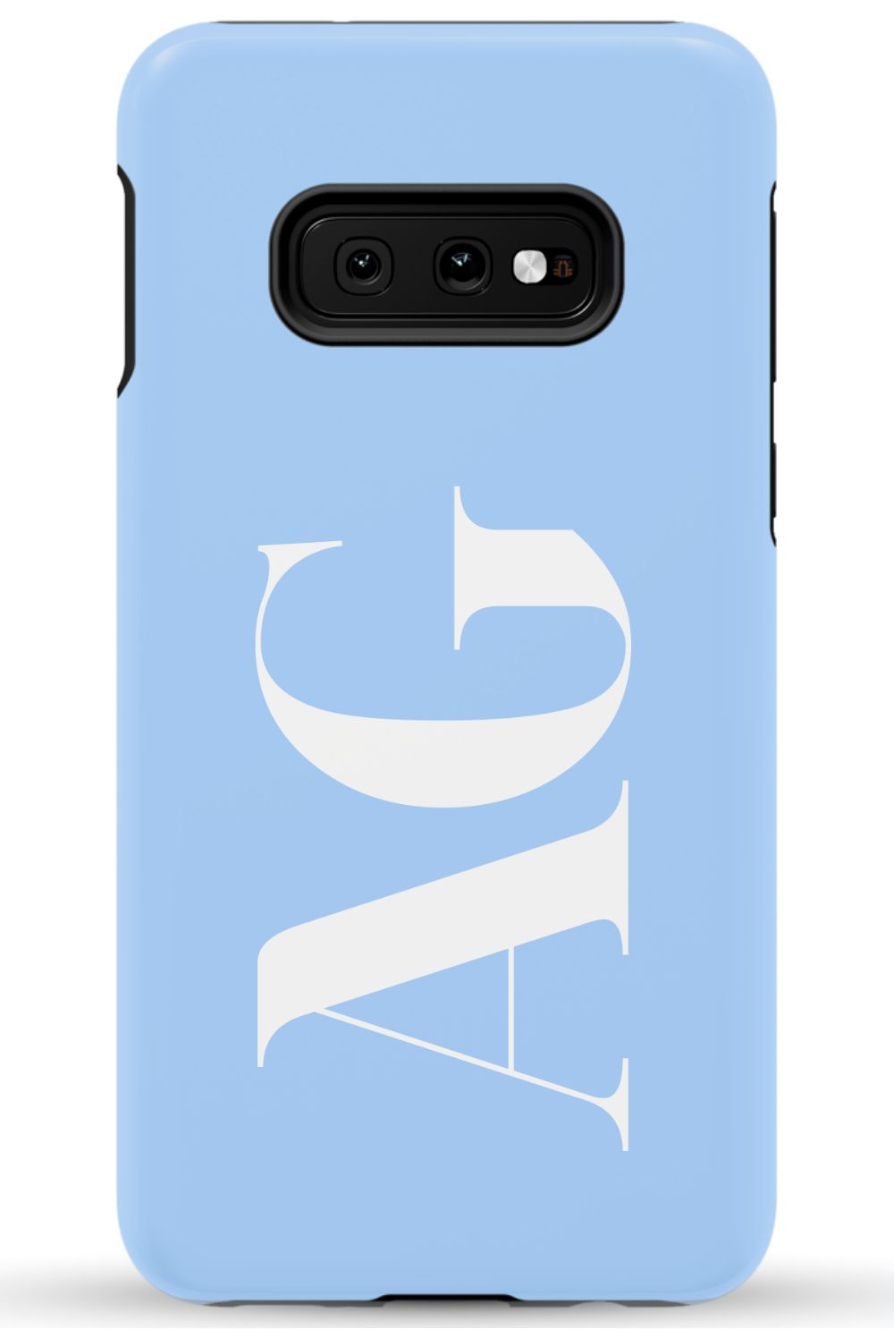 BABY BLUE Monogram Phone Case