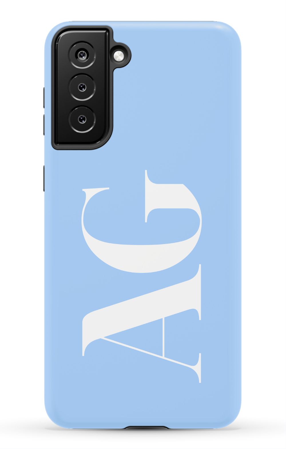 BABY BLUE Monogram Phone Case
