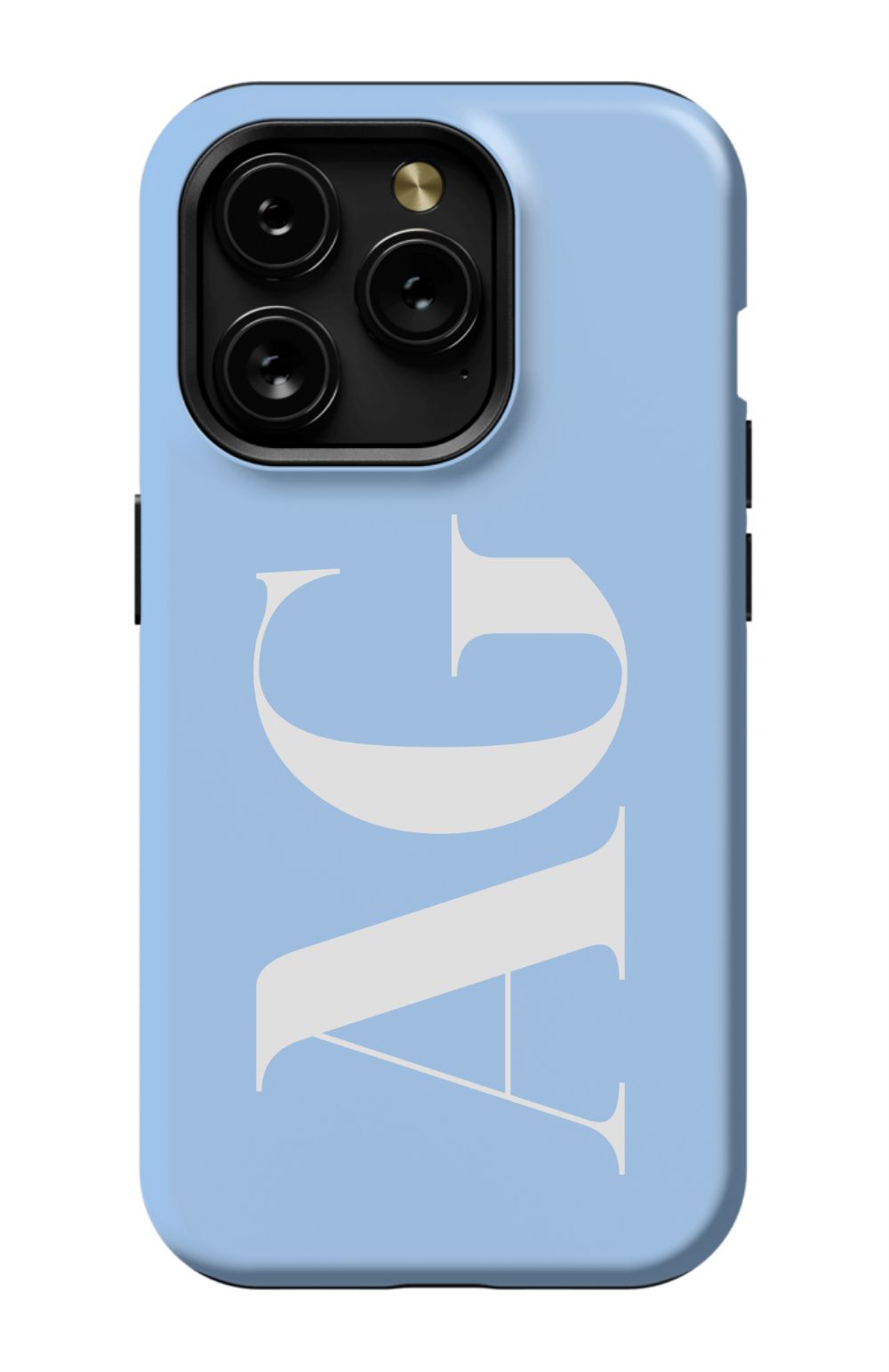 BABY BLUE Monogram Phone Case