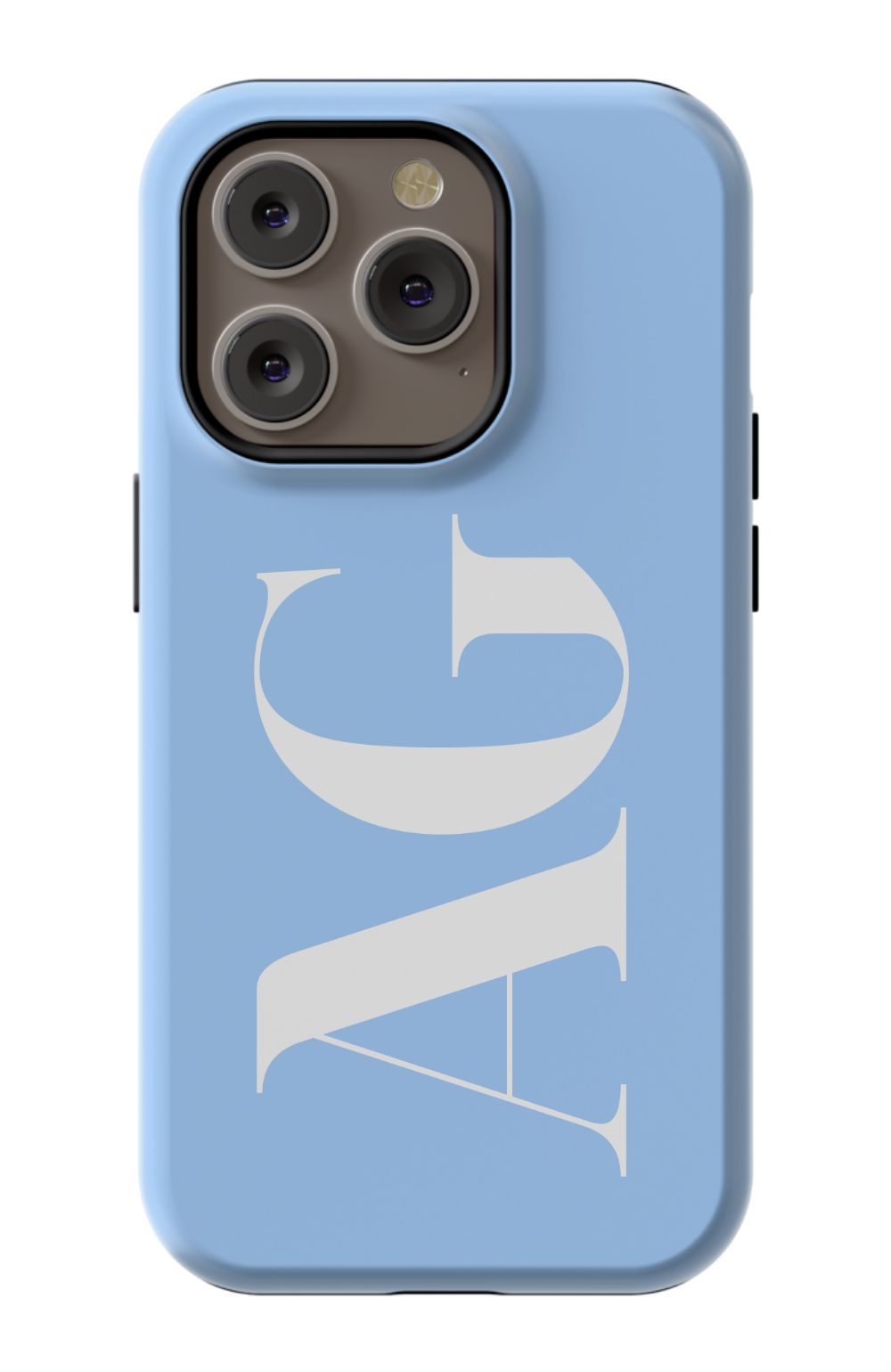 BABY BLUE Monogram Phone Case