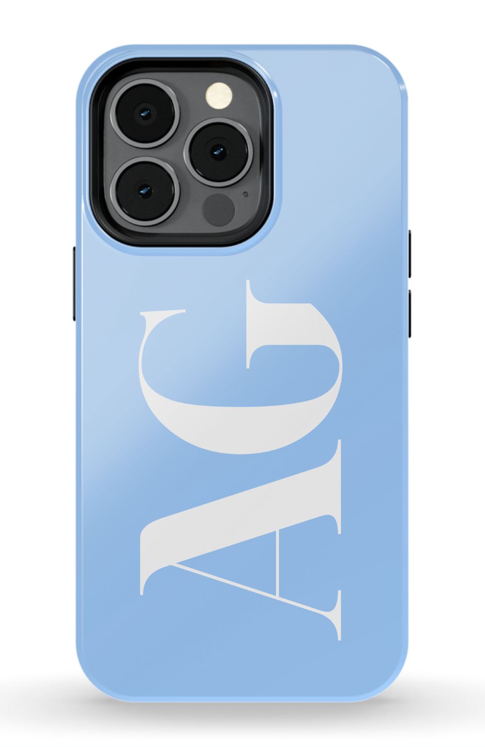 BABY BLUE Monogram Phone Case