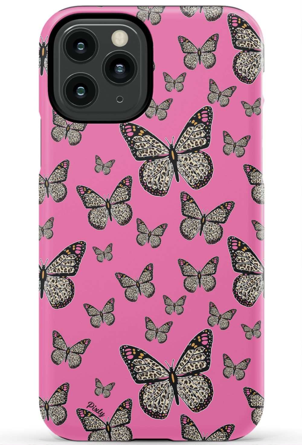 Pink Butterfly iPhone Case