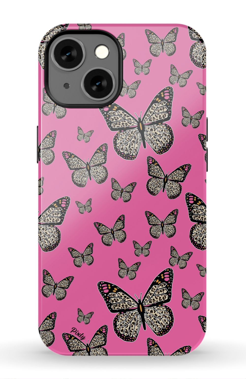 Pink Butterfly iPhone Case
