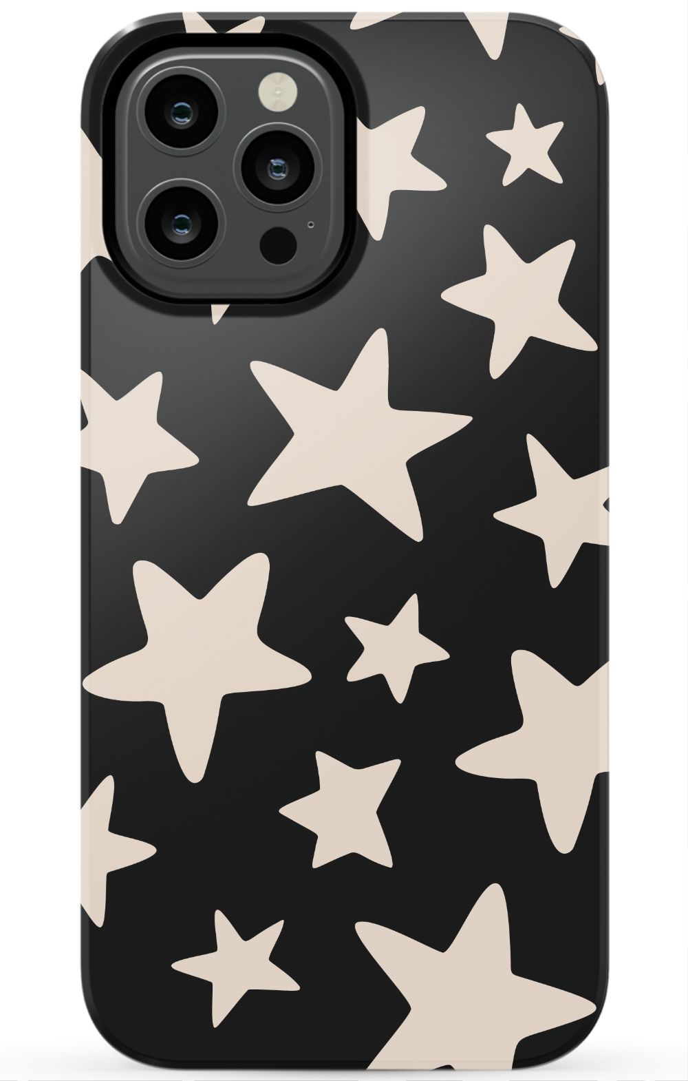 Black Funky Stars Phone Case Admin