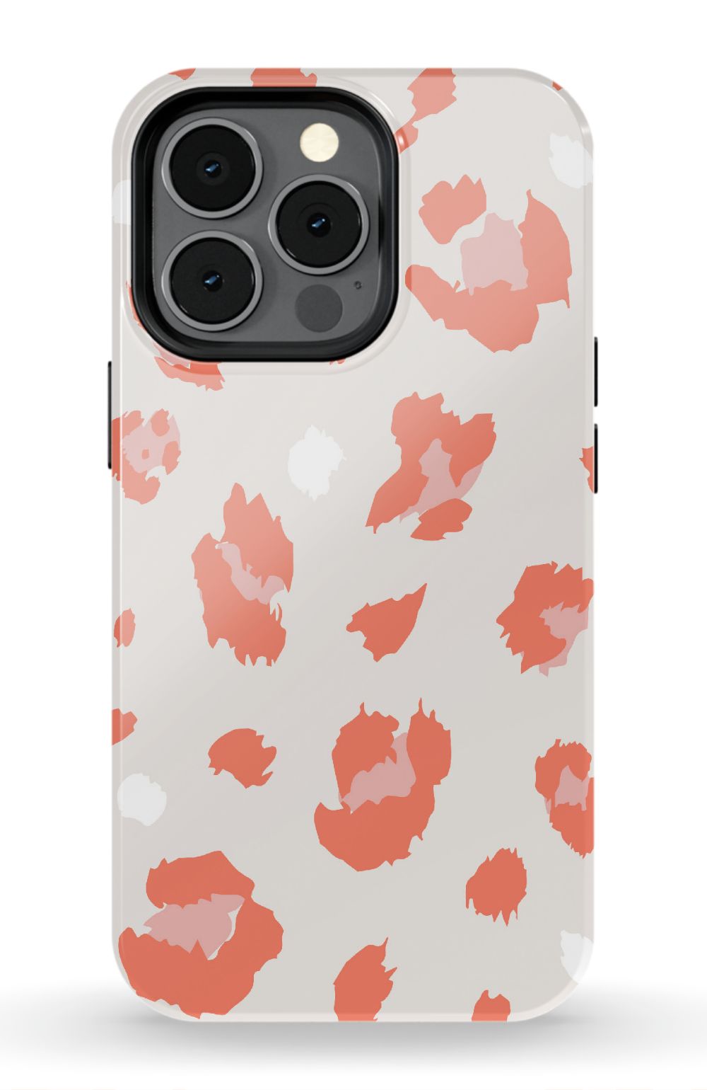 Nude Coral Leopard iPhone Case
