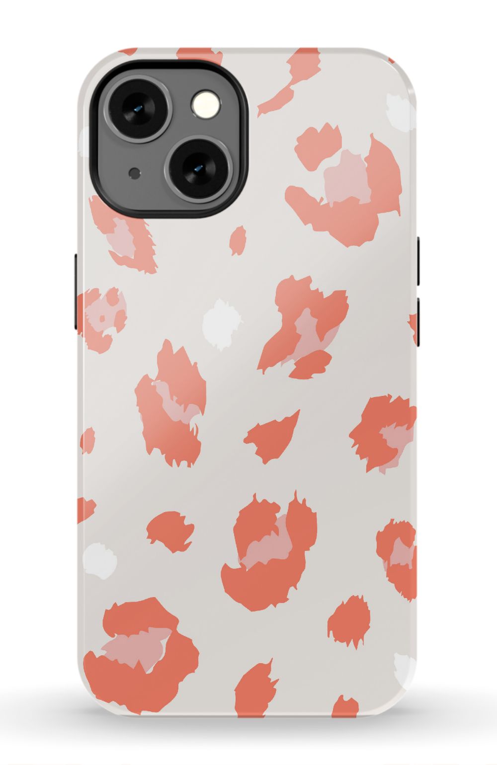 Nude Coral Leopard iPhone Case