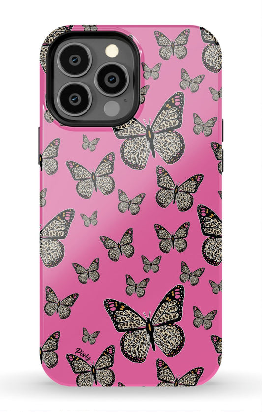 Pink Butterfly iPhone Case