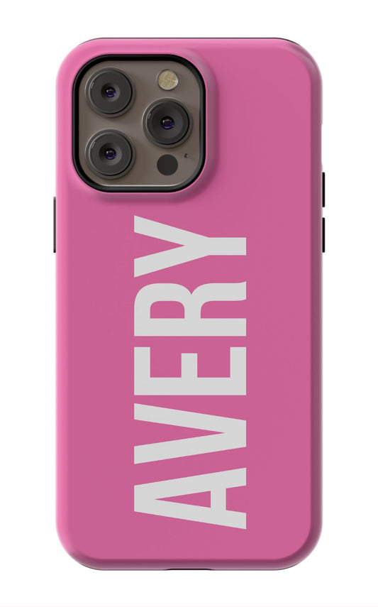 Large Name iPhone Case