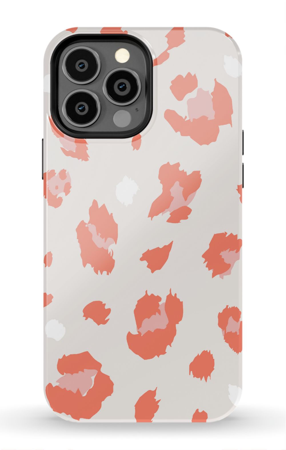 Nude Coral Leopard iPhone Case