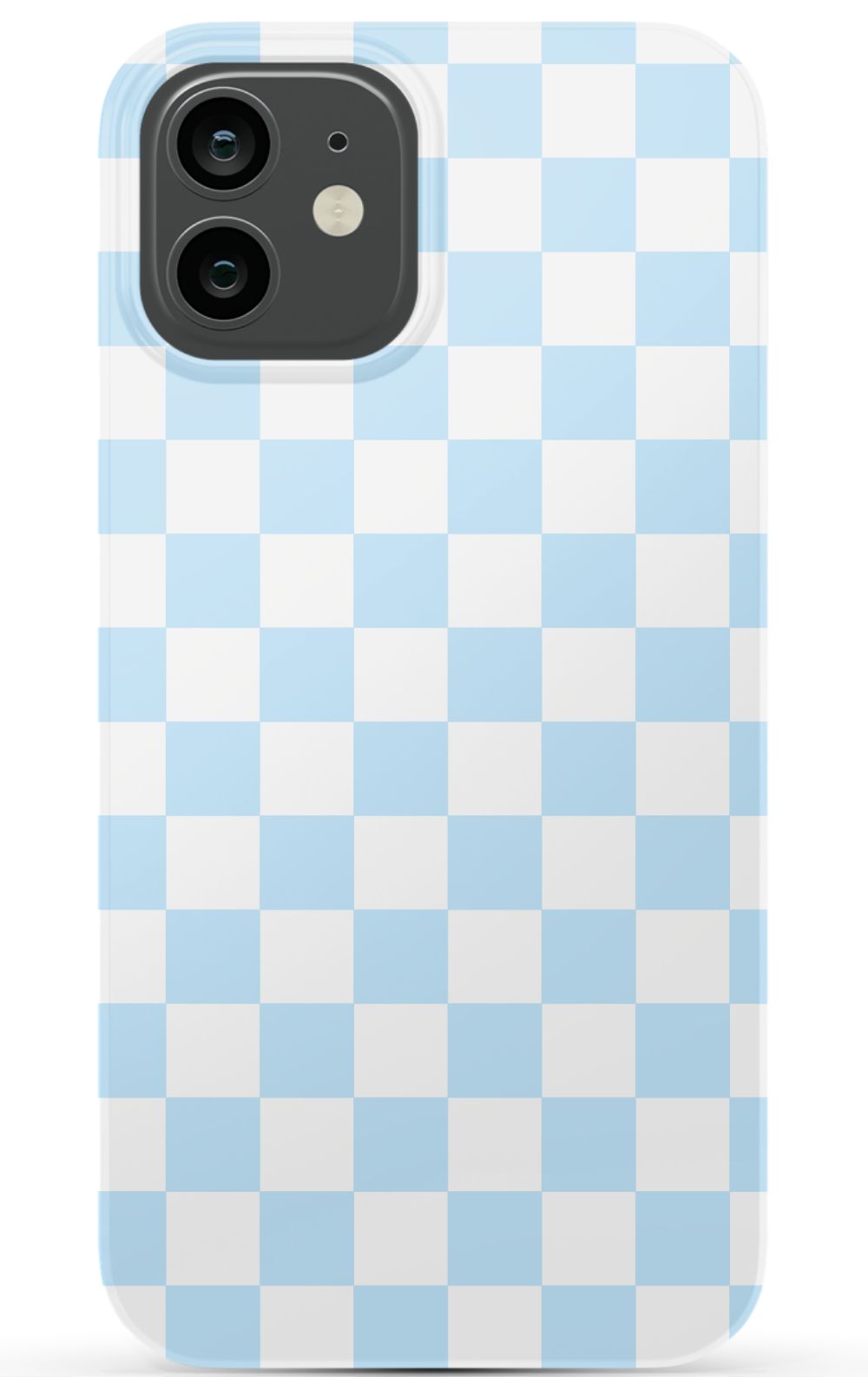 Blue Checkers iPhone Case