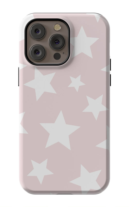 Blush Pink Star iPhone Case