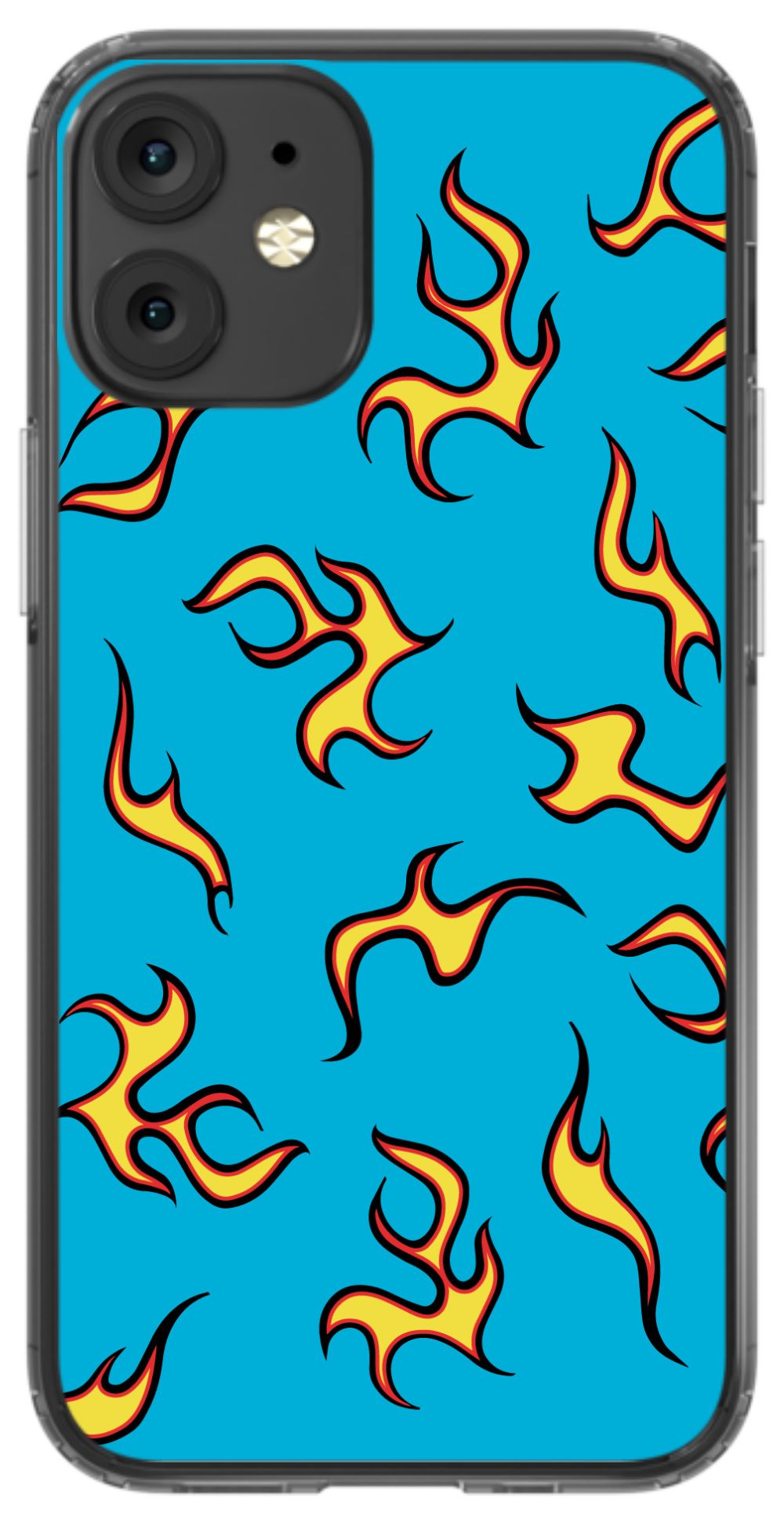 Blue Flames Phone Case