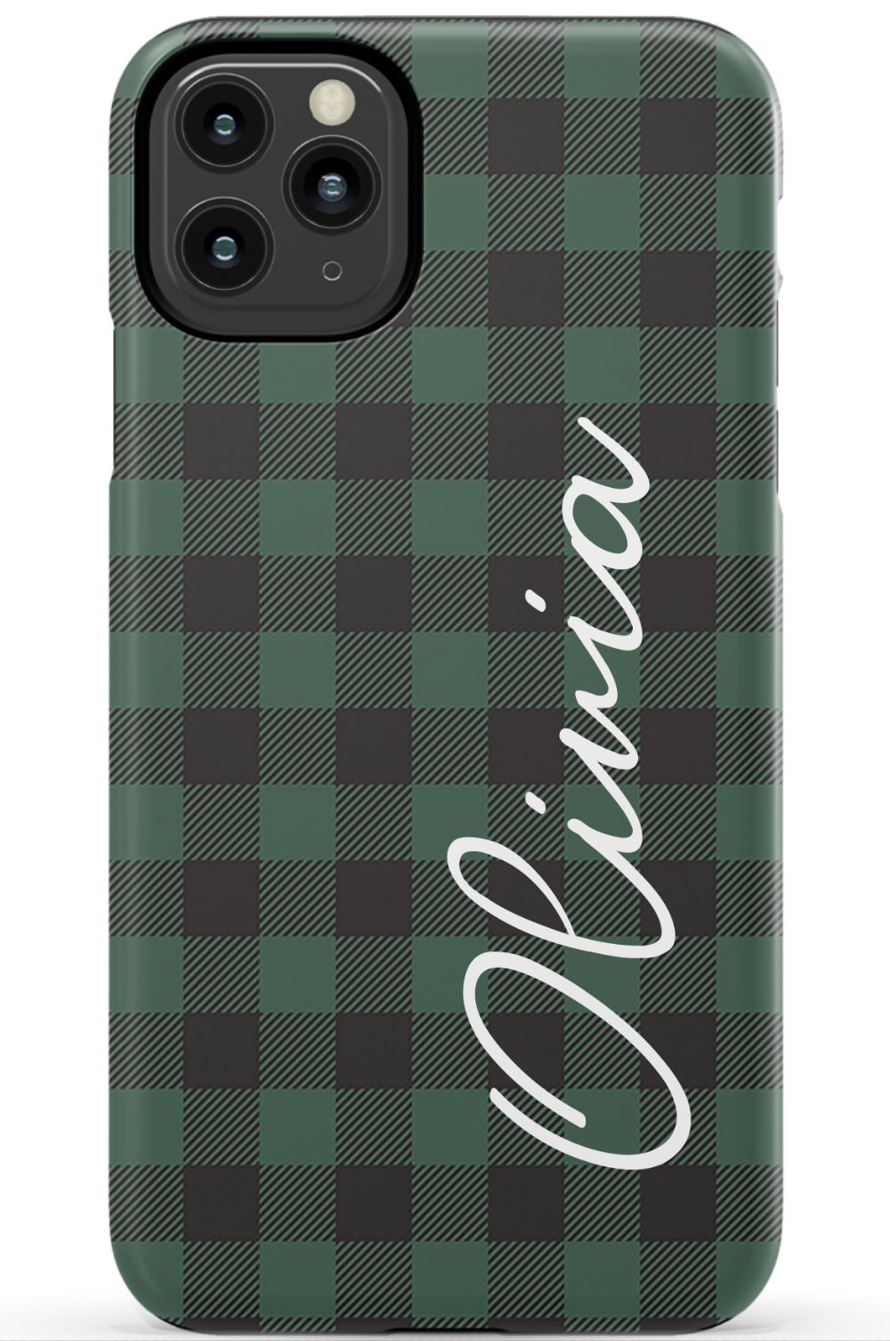 Green Buffalo Plaid iPhone Case