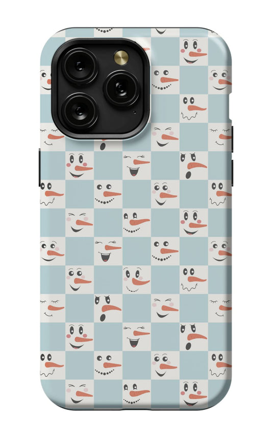 SNOWMAN CHECKERS Phone Case Admin