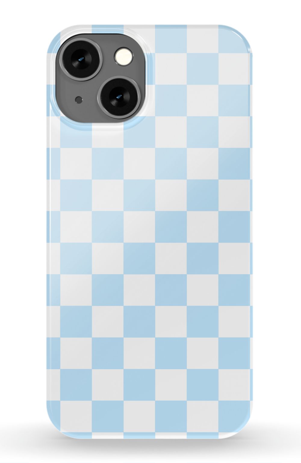 Blue Checkers iPhone Case
