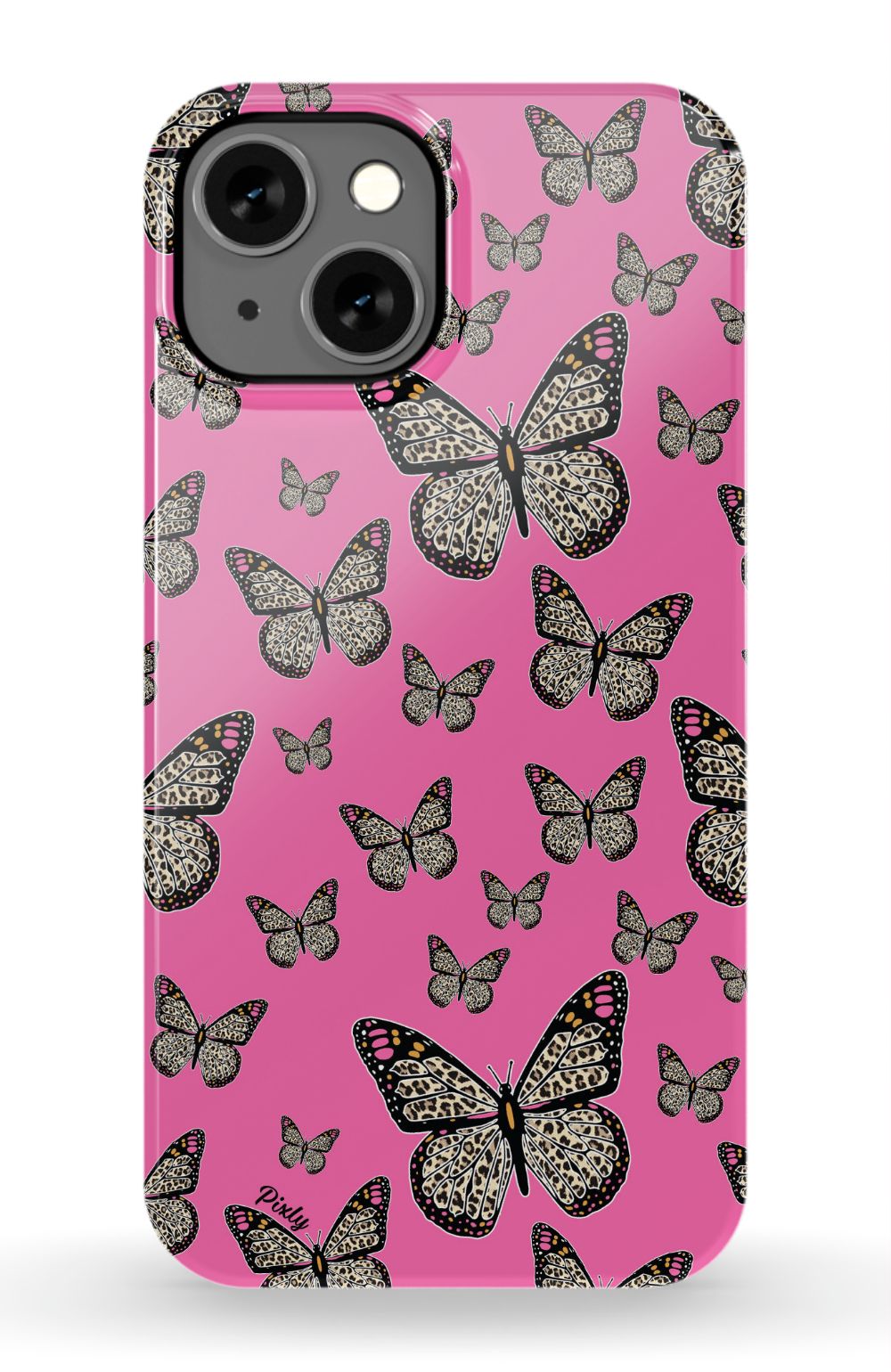 Pink Butterfly iPhone Case