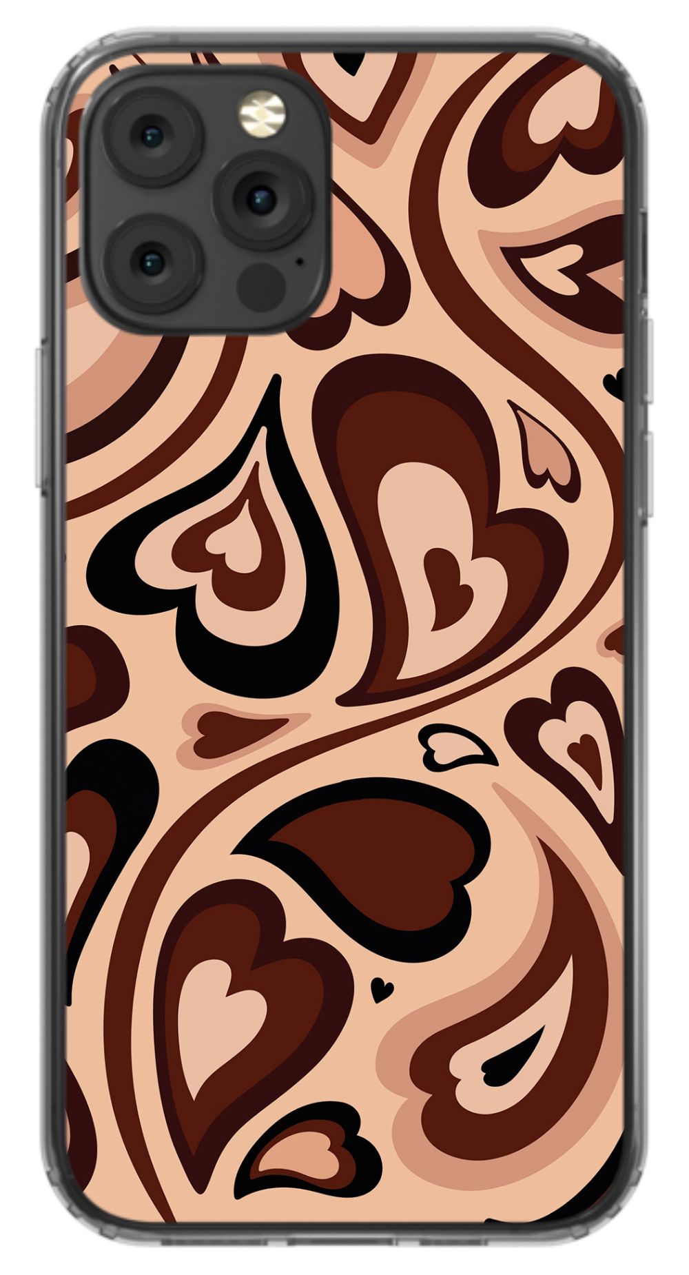 Chocolate Melting Hearts Phone Case