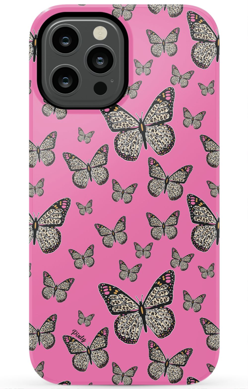 Pink Butterfly iPhone Case