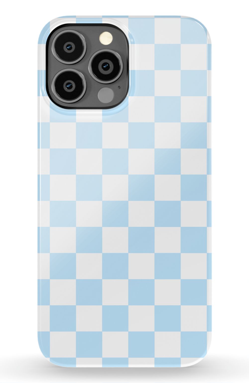 Blue Checkers iPhone Case