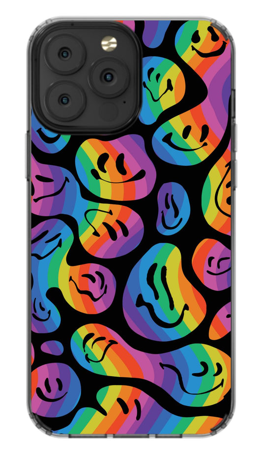 Groovy Rainbow Smiles Phone Case