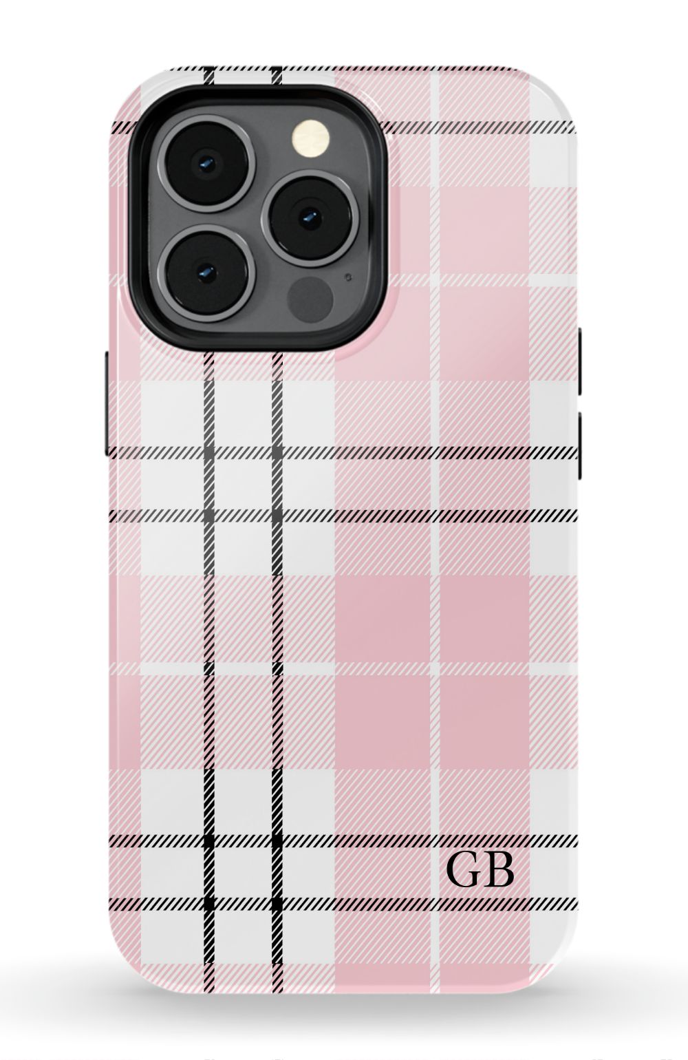 Pink Plaid iPhone Case