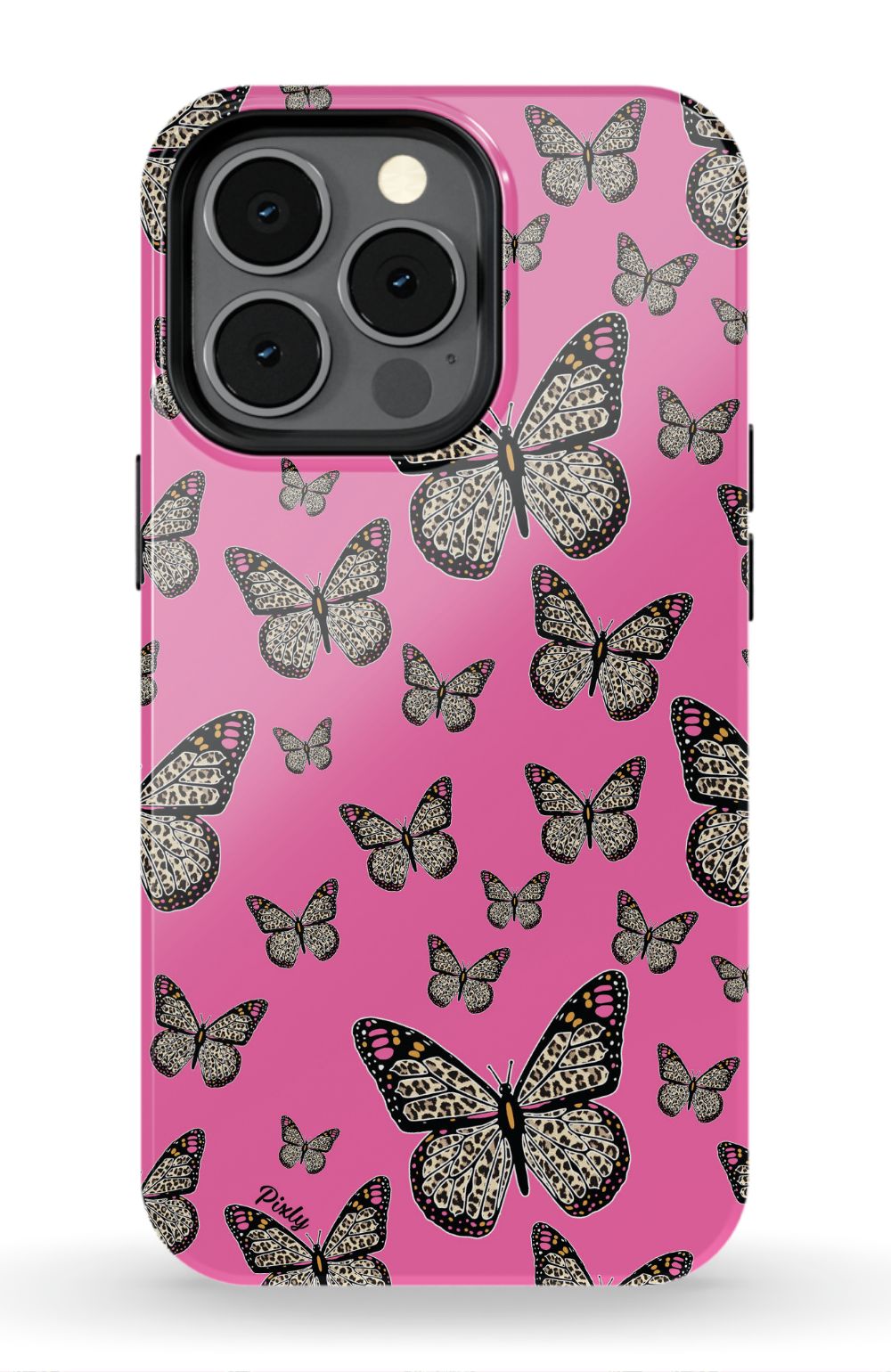 Pink Butterfly iPhone Case
