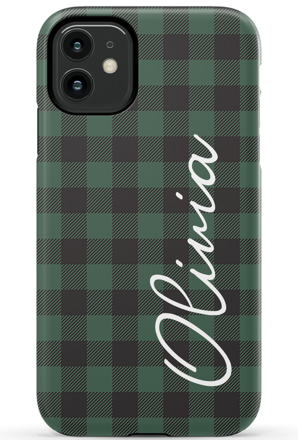 Green Buffalo Plaid iPhone Case