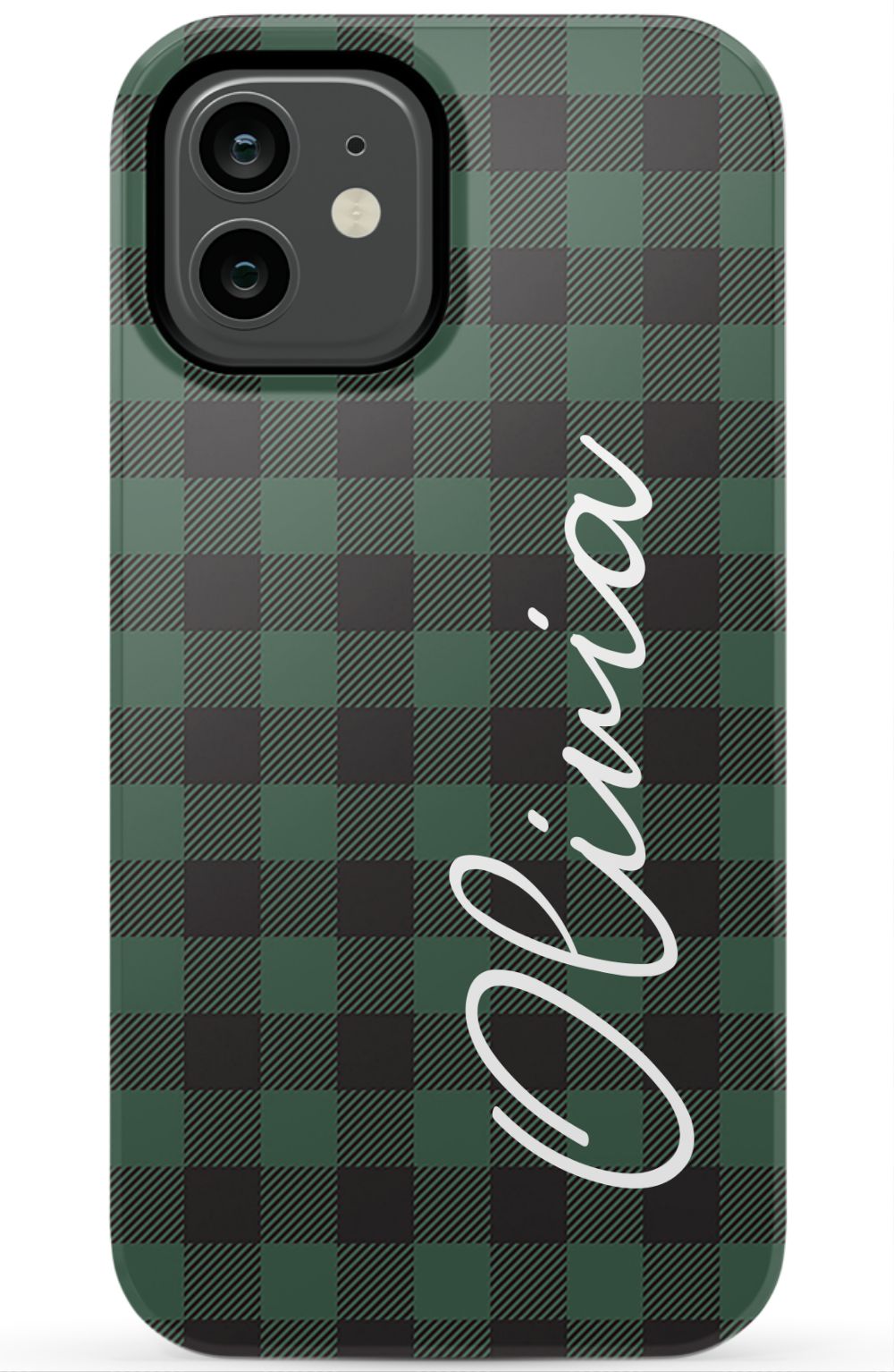 Green Buffalo Plaid iPhone Case