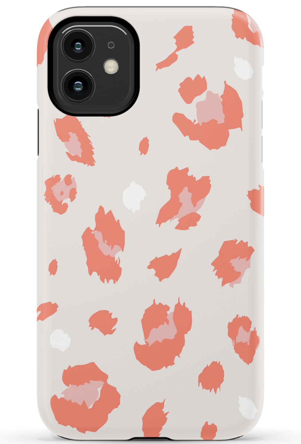 Nude Coral Leopard iPhone Case