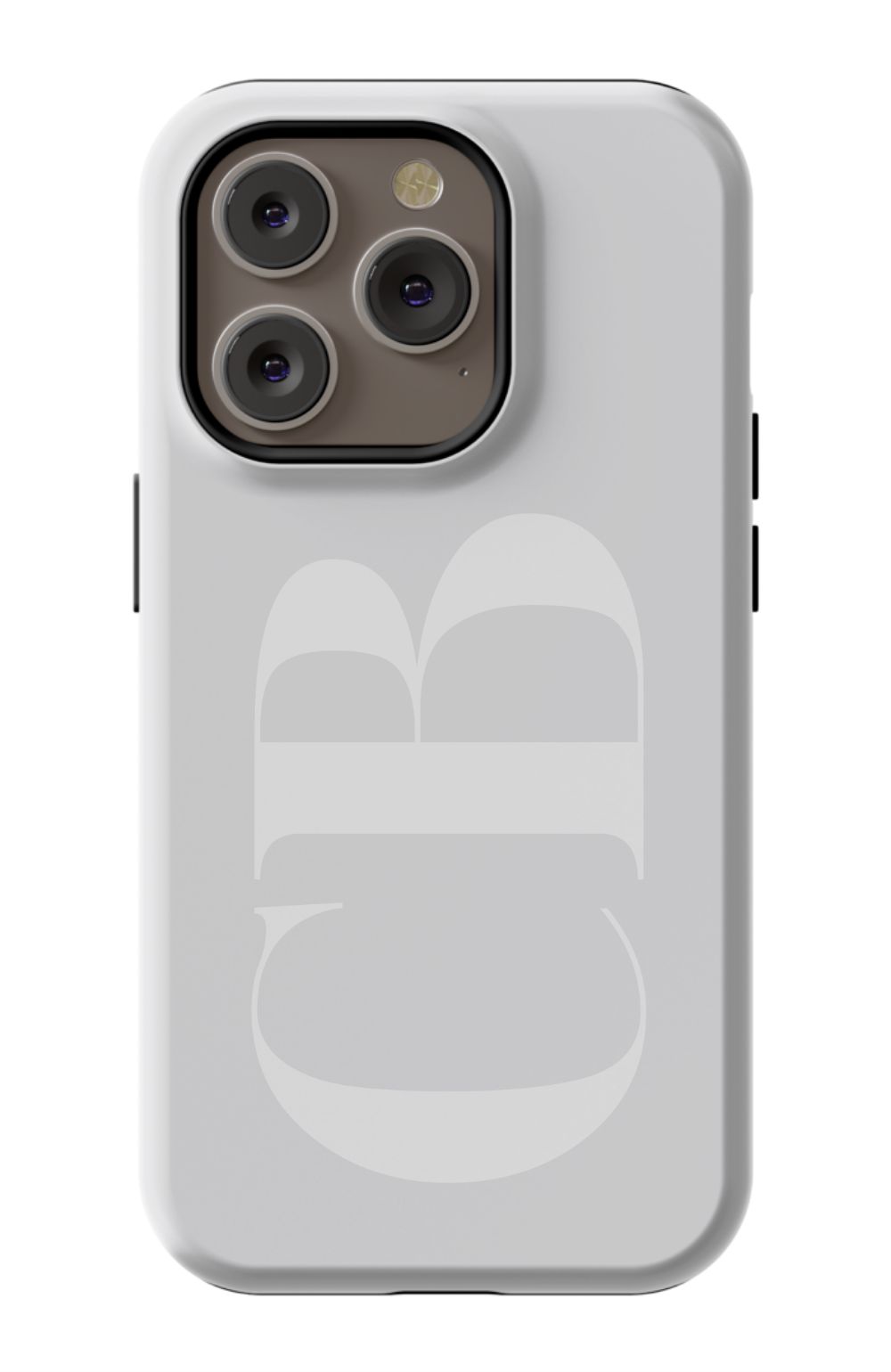 BRIGHT GRAY Monogram Phone Case Admin