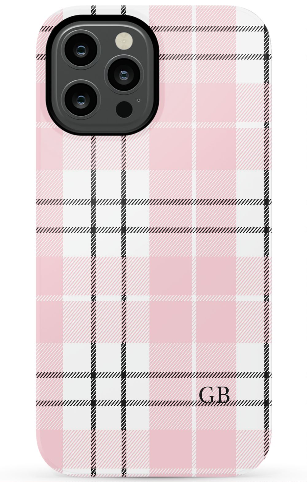 Pink Plaid iPhone Case