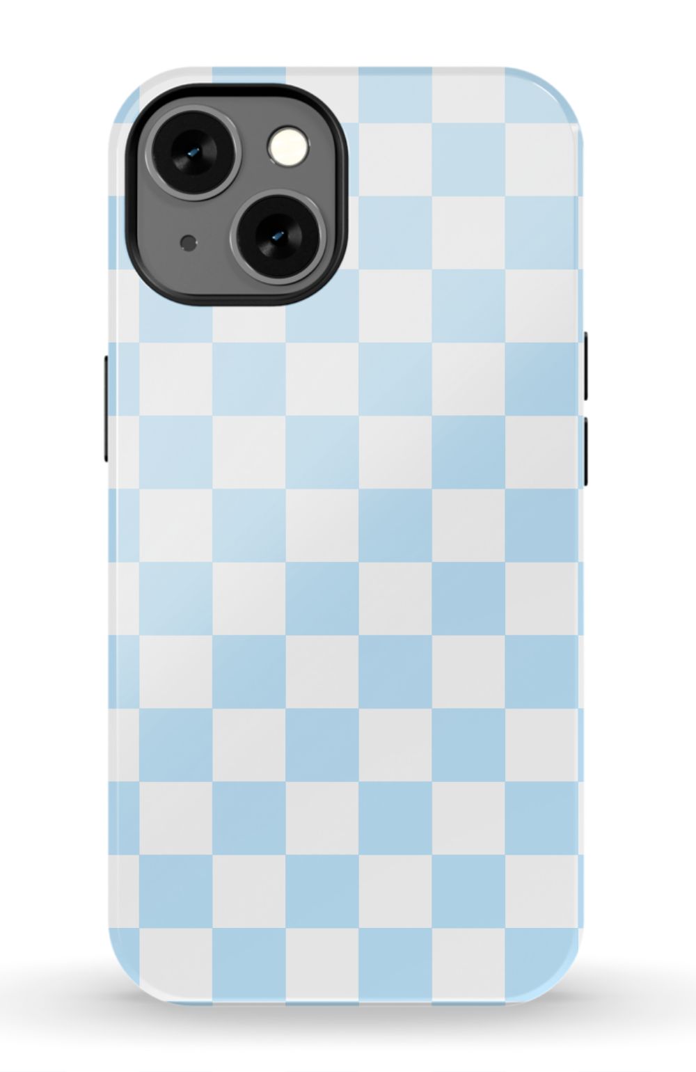 Blue Checkers iPhone Case