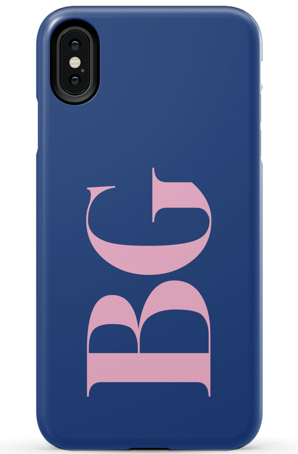 NAVY CHIC Monogram Phone Case Admin