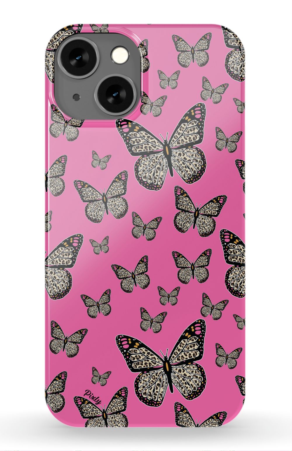 Pink Butterfly iPhone Case