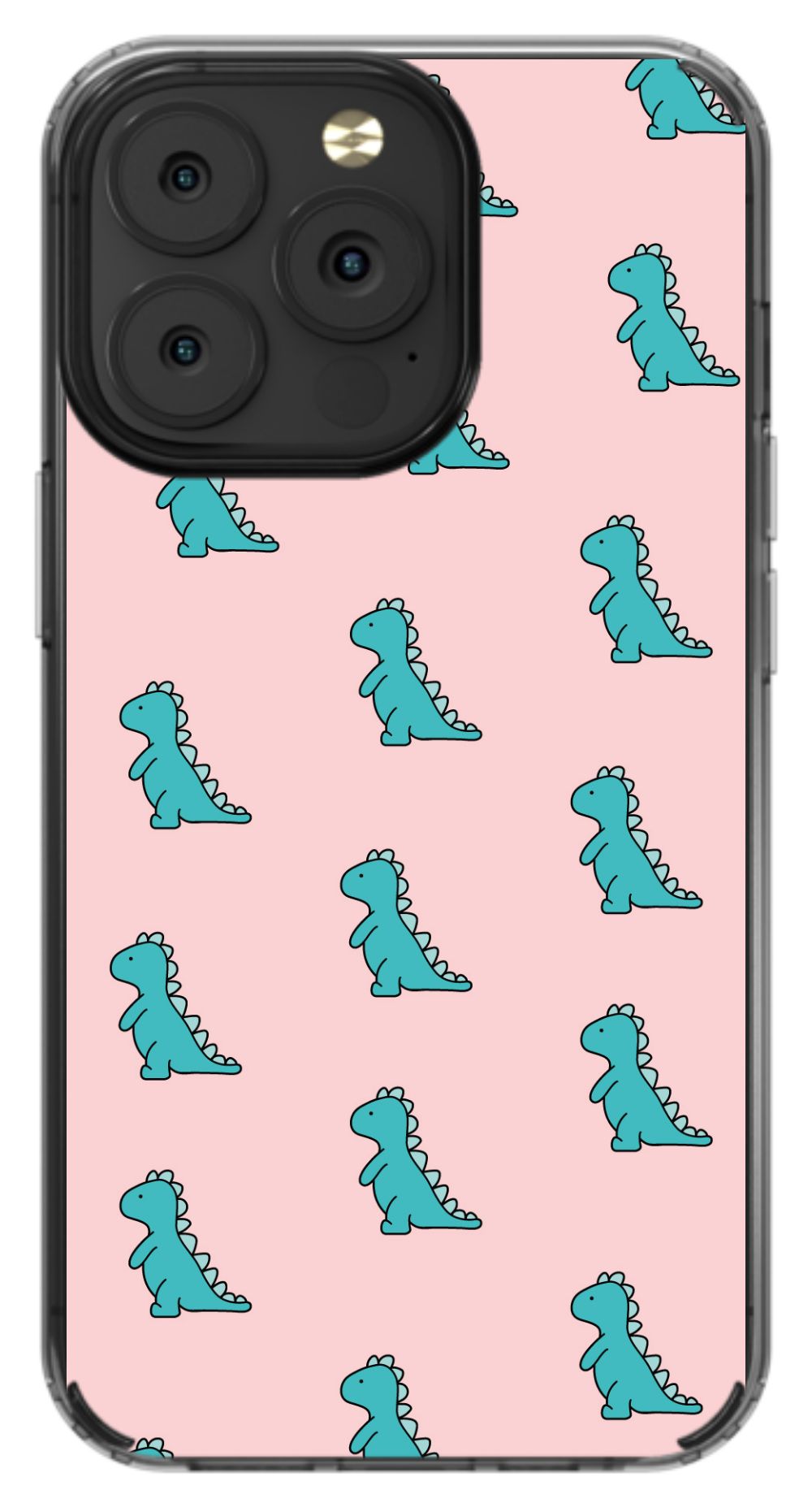 Pink Dino Phone Case