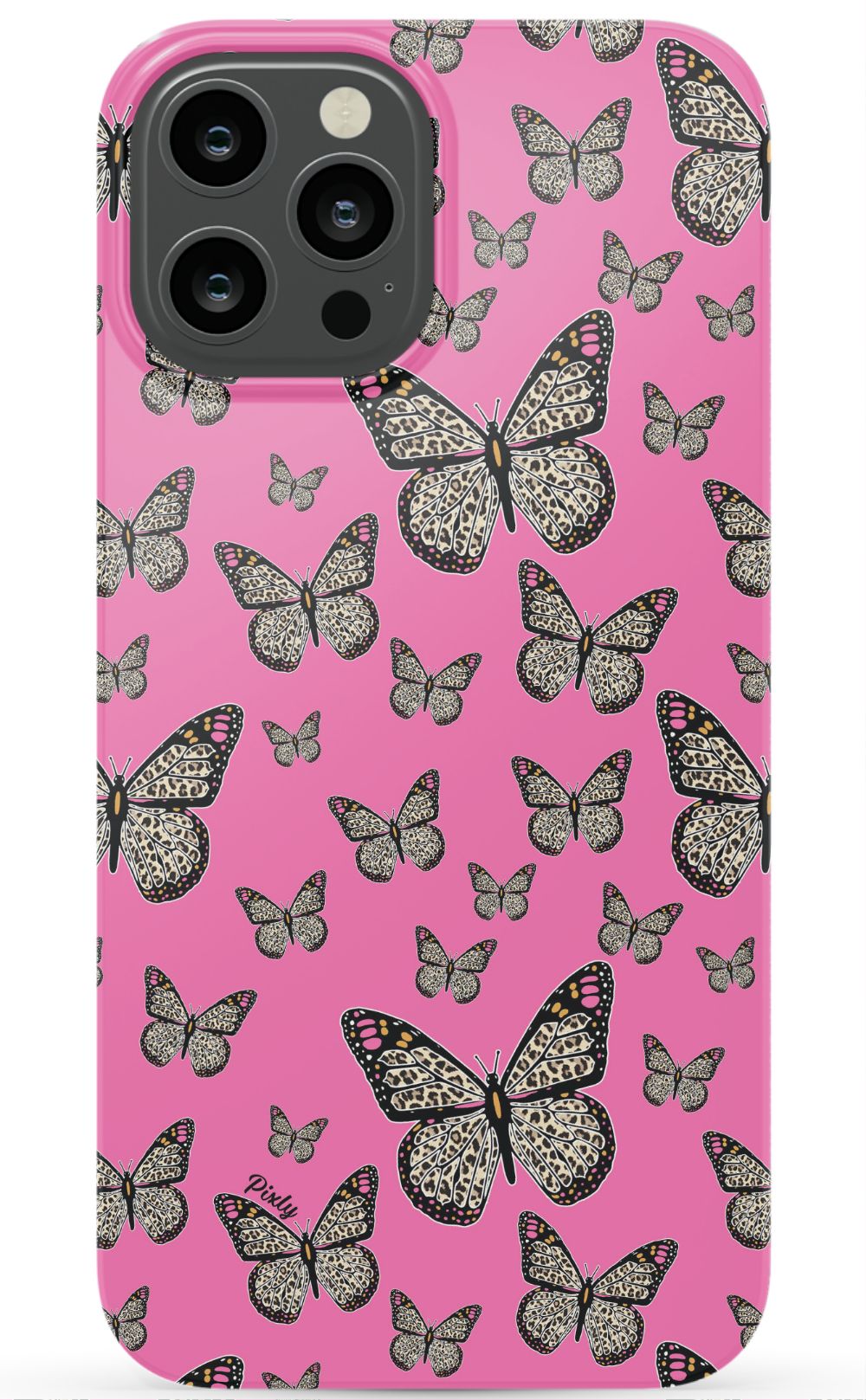 Pink Butterfly iPhone Case