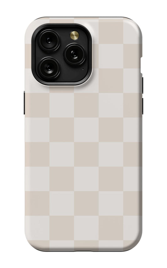 TAN CHECKERS Phone Case Admin