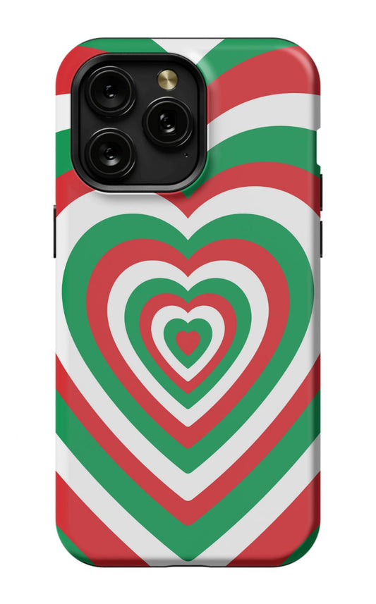 Y2K Christmas Heart Phone Case Admin