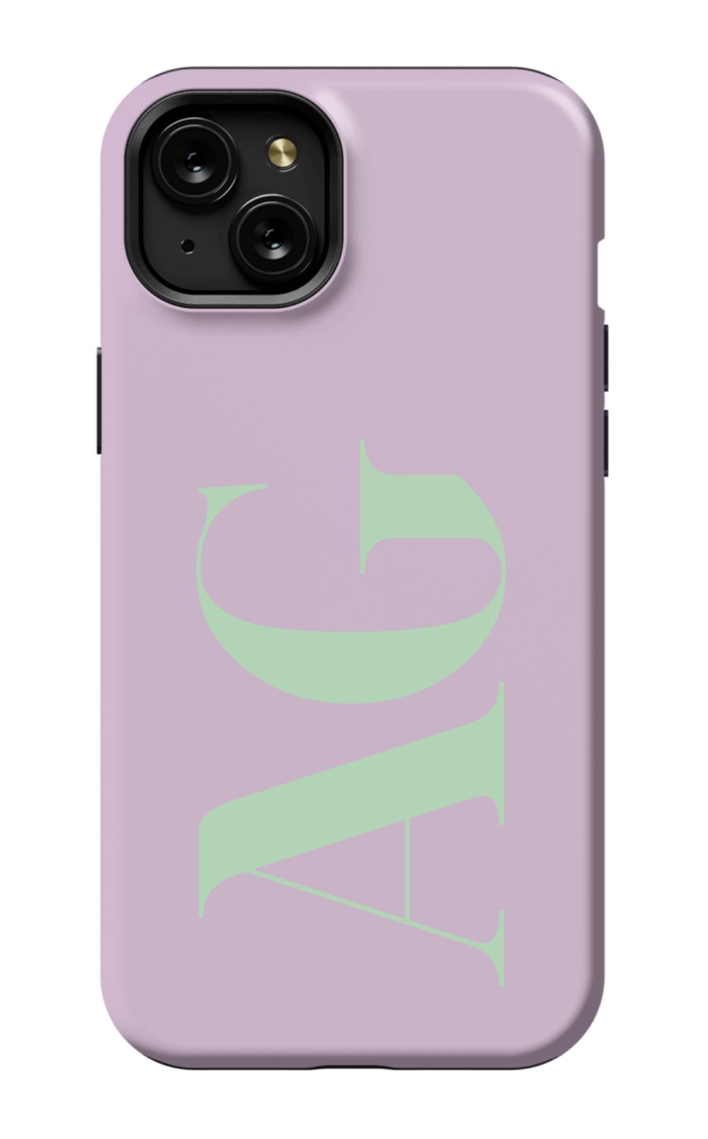 MINTY LILAC Monogram Phone Case Admin
