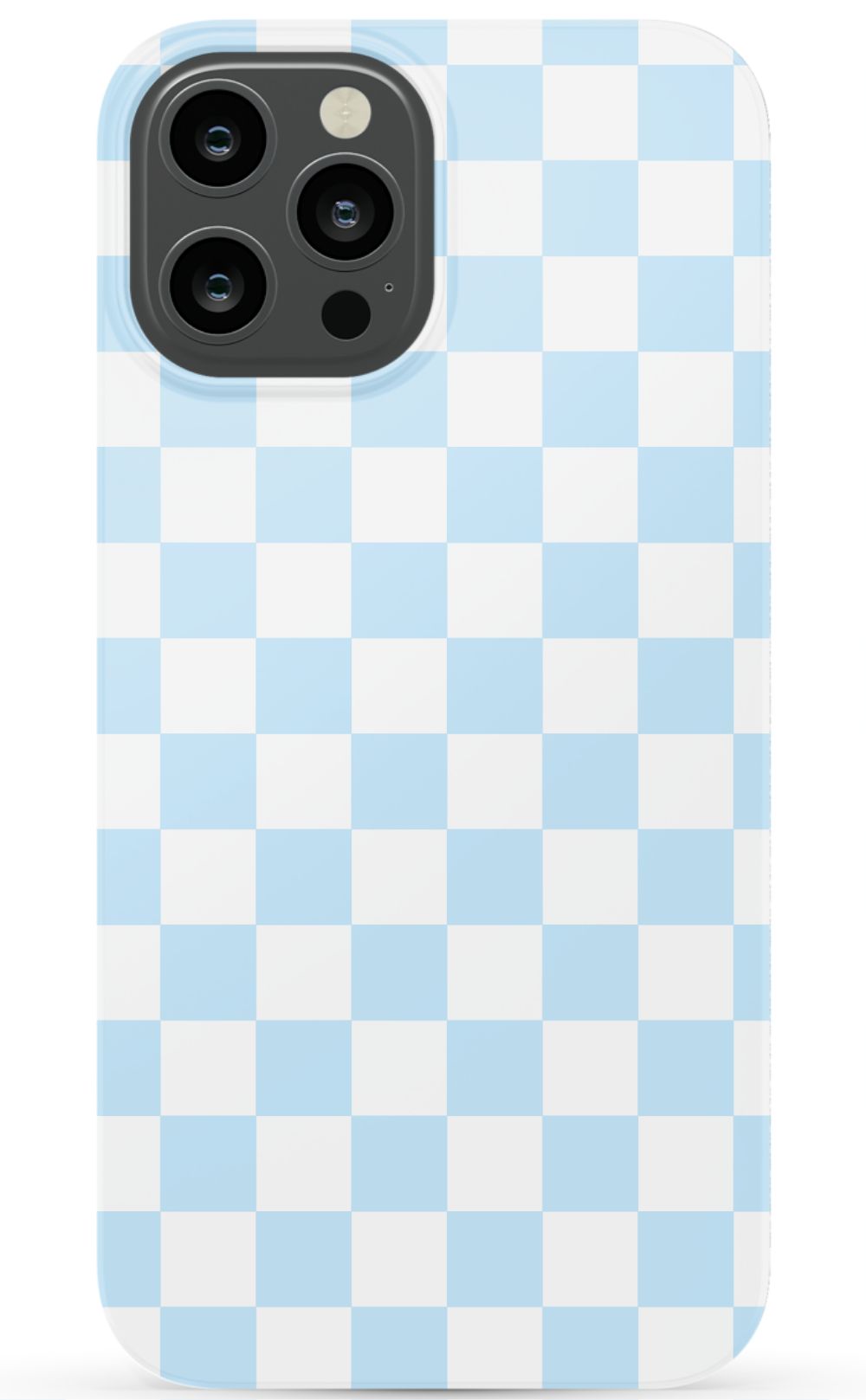 Blue Checkers iPhone Case