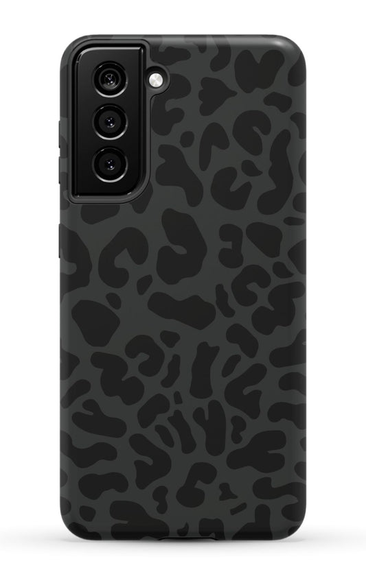 Black Leopard Print Samsung Phone Case