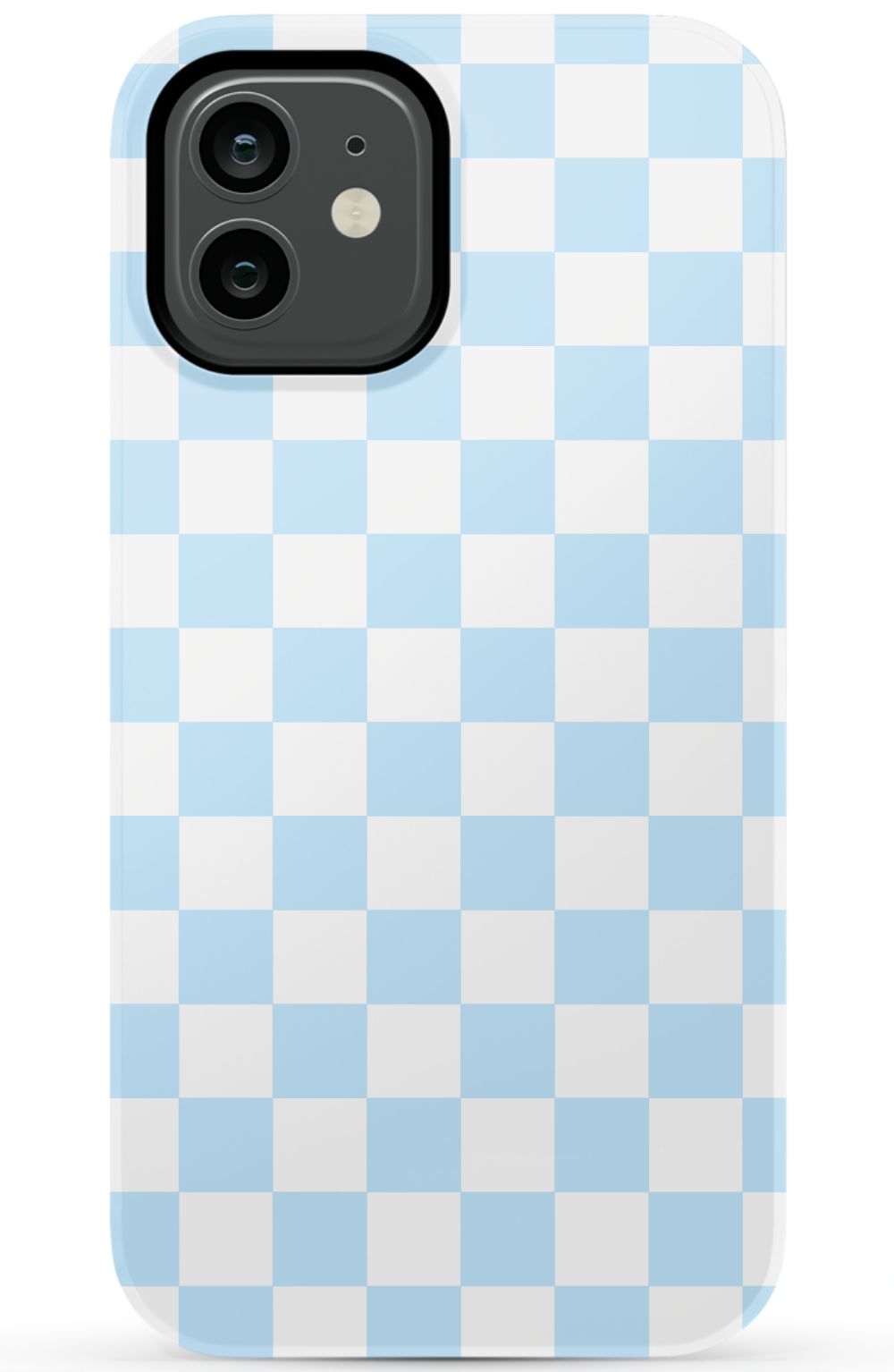Blue Checkers iPhone Case
