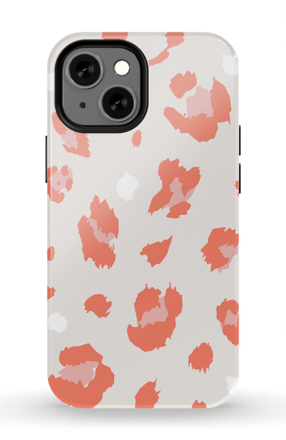 Nude Coral Leopard iPhone Case