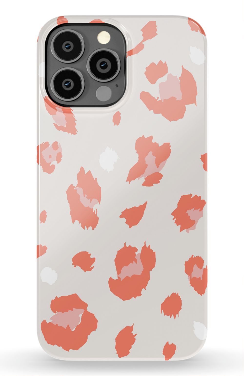 Nude Coral Leopard iPhone Case
