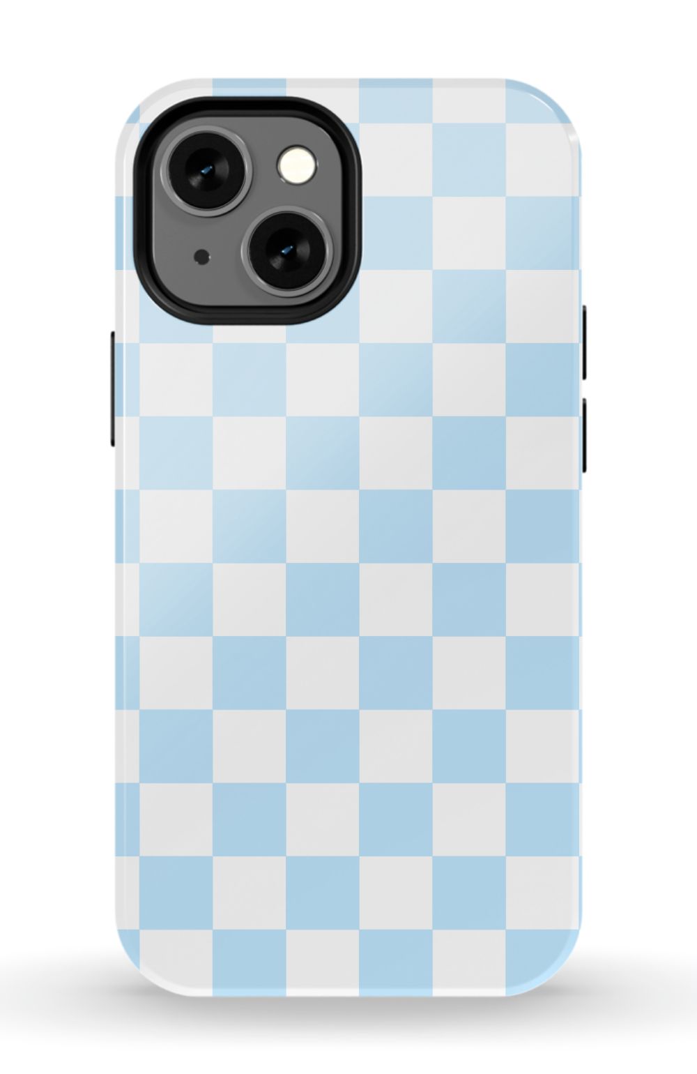 Blue Checkers iPhone Case