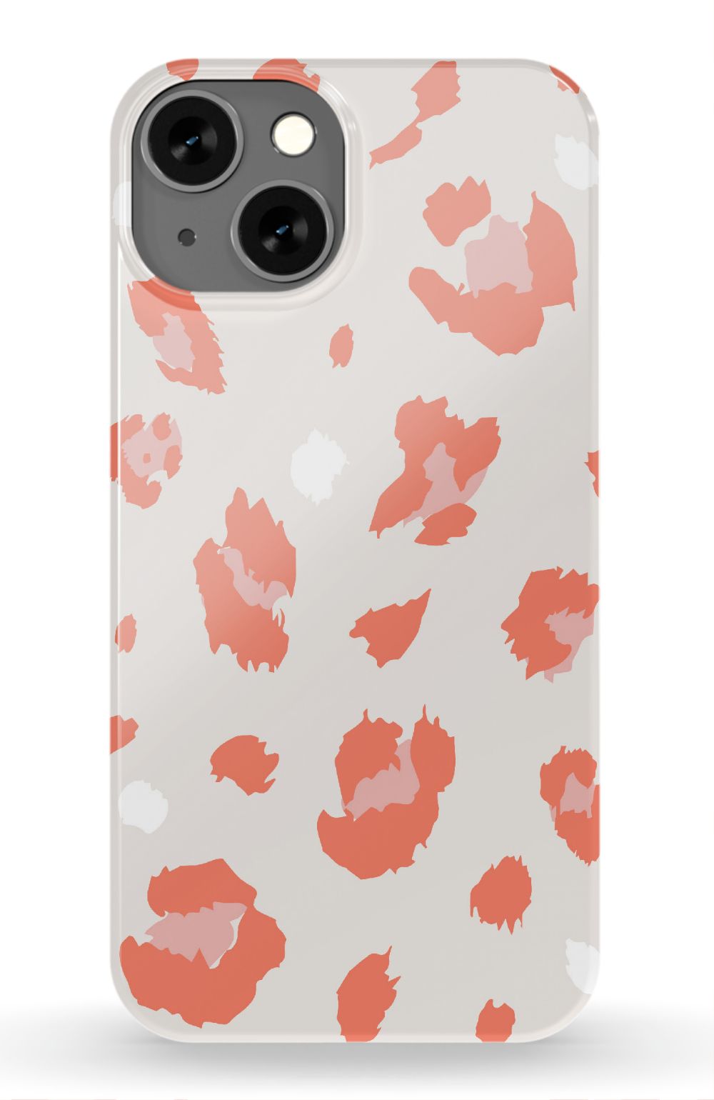 Nude Coral Leopard iPhone Case