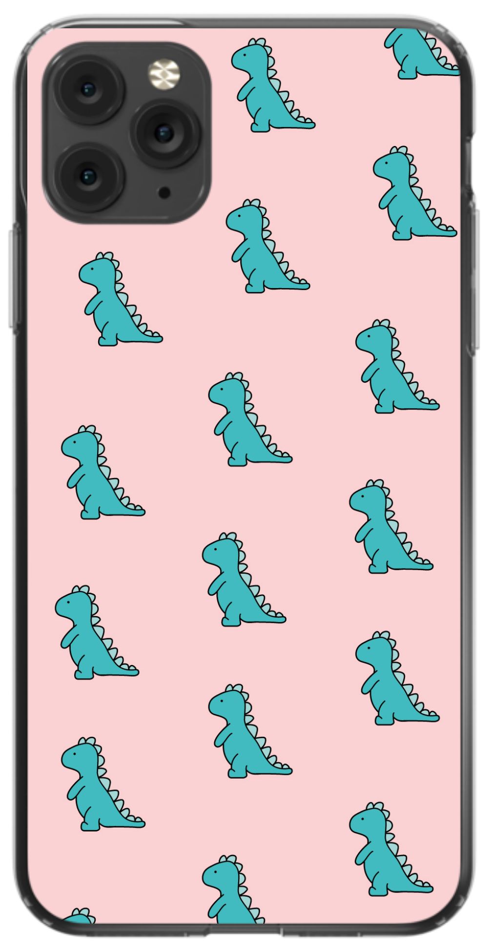 Pink Dino Phone Case