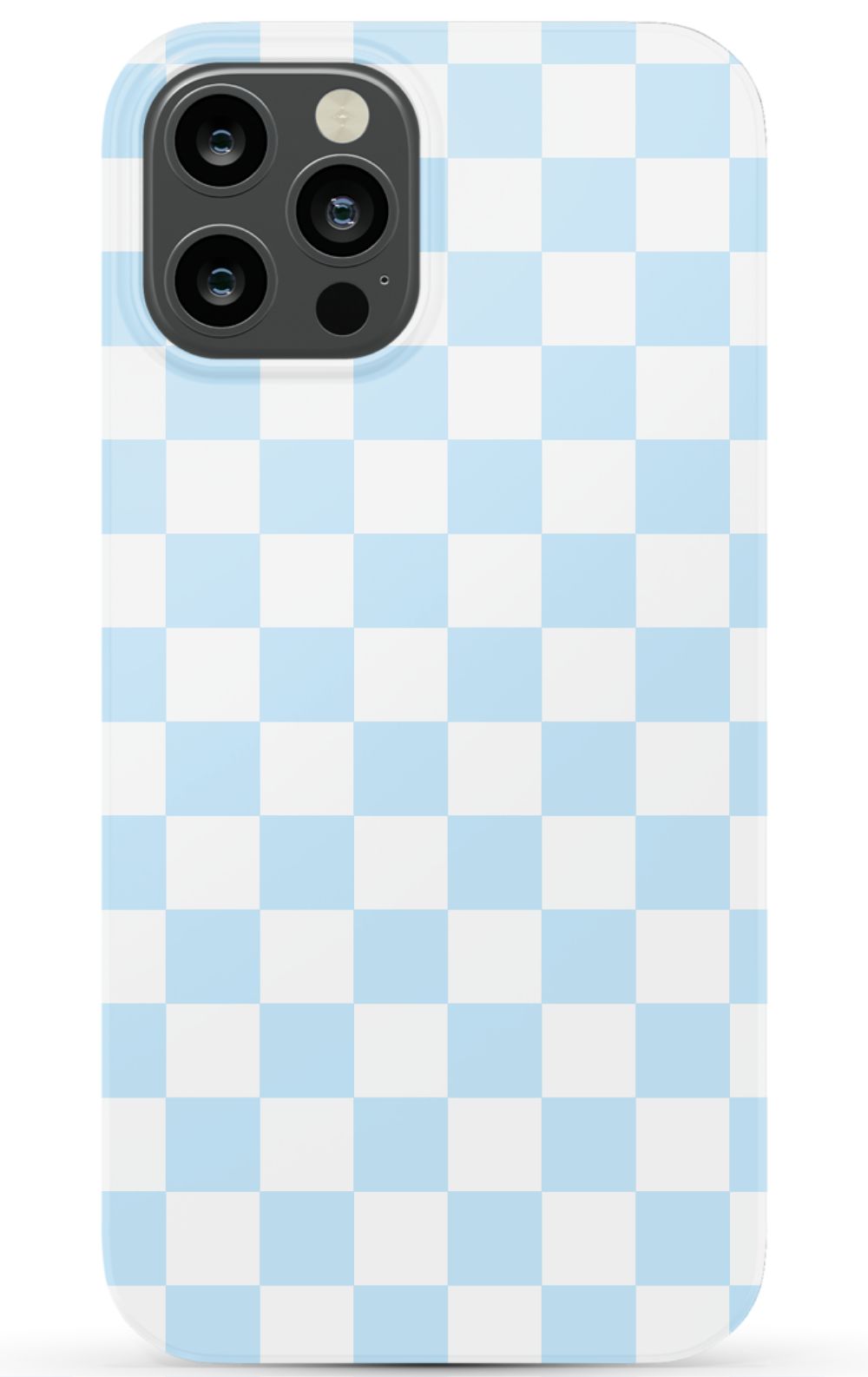 Blue Checkers iPhone Case