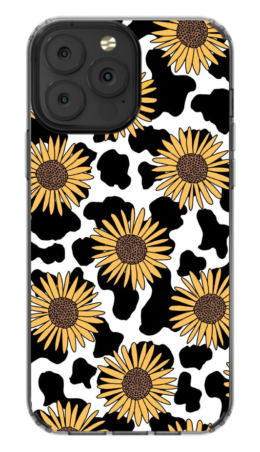 Sunflower Cow Phone Case